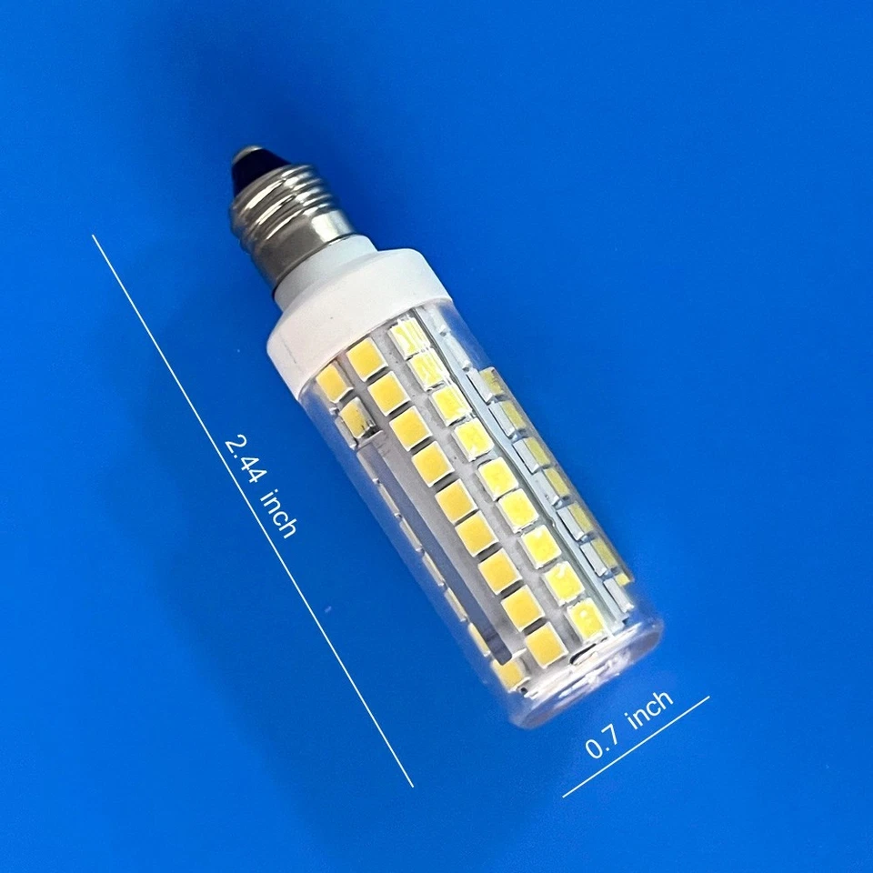 3pcs E11 Mini 2835 96 LED Light Bulb Dimmable Ceiling Fans Lights Bulbs 5W120V - Image 2 of 3