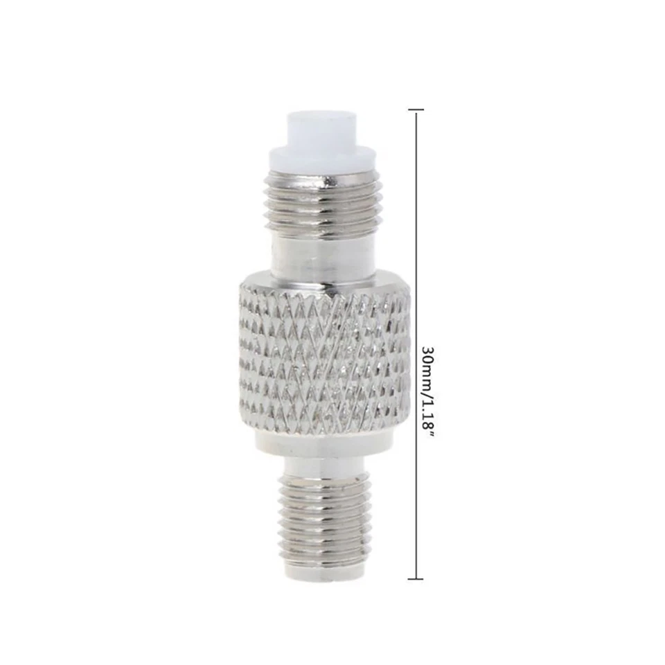 Silver SMA Female To FME Female Plug RF Straight RF Coaxial Adapter Connector - Image 2 of 4