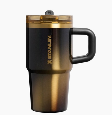 #ad #ad STANLEY WITH BOX The Quencher® ProTour Flip Straw Tumbler 20 OZ Black Honey $49.99