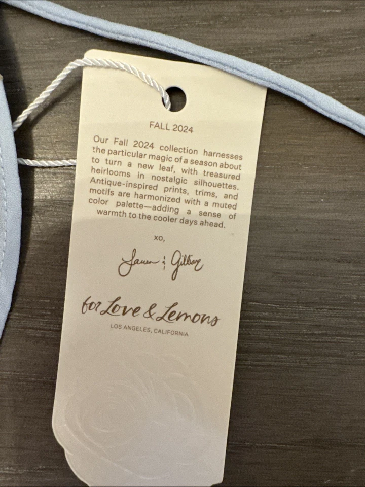 Bralette Victoria's Secret Winter For Love and Lemons XL MARIPOSA con volantes de encaje Foto 3 de 4