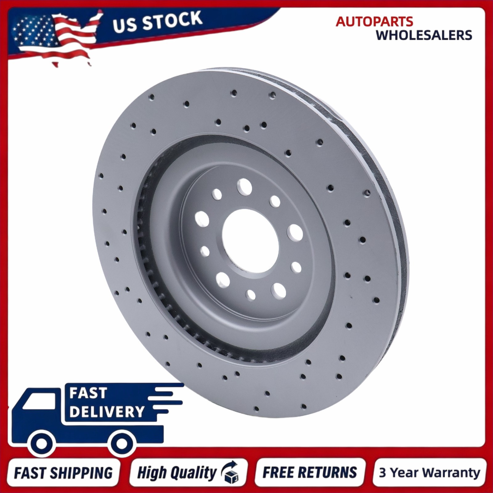 Maserati Ghibli 2017-2021 Rear Brake discs 2 pcs