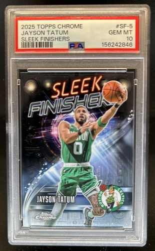 2025 Topps Chrome Jayson Tatum Base (PSA 10)