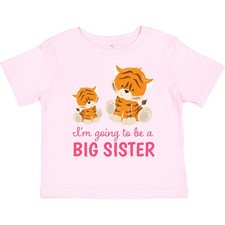 Inktastic I'm Going To Be A Big Sister Toddler T-Shirt Children Sis Girl Pink