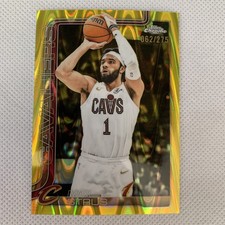 2025-26 Topps Chrome - Max Strus #32 Yellow RayWave Refractor /275