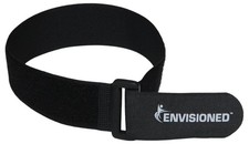 Reusable Cinch Straps 2" x 72" - 2 Pack - Hook and Loop Straps Black 2" x 72"