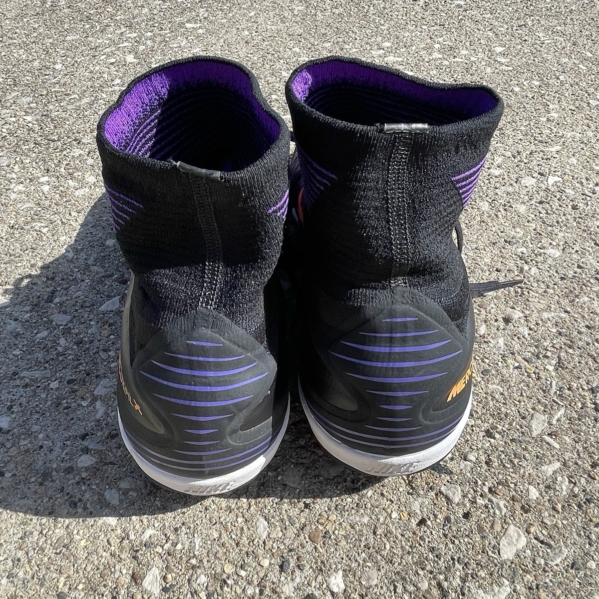 Nike MercurialX Proximo II 2 TF Mens 12 Black Crimson Purple Shoes
