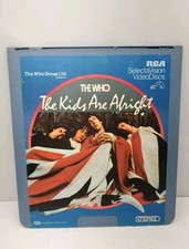 The WHO Kids Are Alright RCA SelectaVision CED VideoDisc Concert Movie Musical