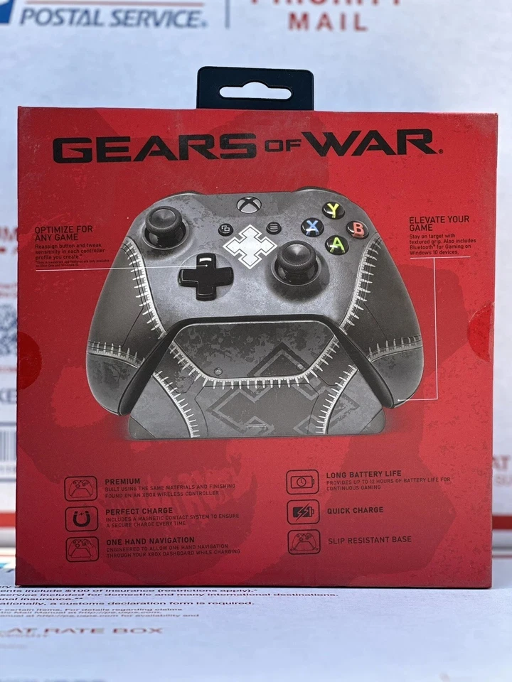 Gears of War Locust Horde Wireless Controller & Pro Ladestation Xbox One Neu in OVP - Bild 2 von 4