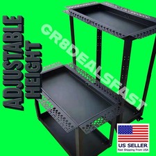 PDR Tool Cart Rolling Heavy-Duty Adjustable Height Black Steel Glue Pulling 💥
