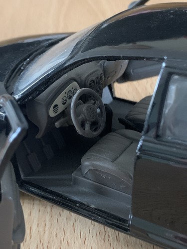 🌟 Motor Max 2001 negro Chrysler PT Cruiser escala 1:24 diecast modelo de coche 🌟 - Imagen 6 de 8