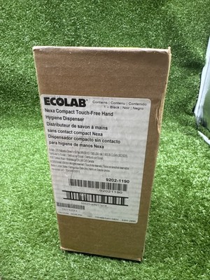 Ecolab Nexa Classic Manual Hand Hygiene Dispenser, Black 9202-1190.    s2