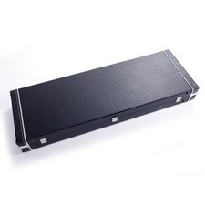 Glarry Protable ST Microgroove Flat Electric Guitar Square Hard Case w/ Lock