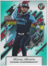 2025 Topps Pristine KETEL MARTE Diamondbacks Aqua Refract Parallel # 257 #d/199