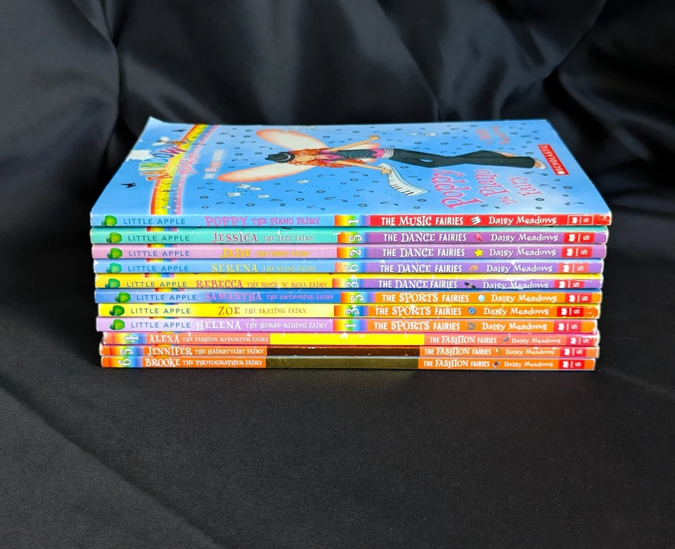 Lot Of 11 Daisy Meadows Books - Rainbow Magic Dance Sports Fashion Fairies Disco Foto 2 de 4