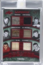 2016 Leaf Ultimate Red Spectrum 3/3 Turk Broda Frank Brimsek Maurice Richard 0c3