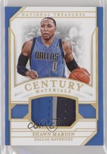 2018-19 Panini National Treasures Century Materials Prime 9/25 Shawn Marion eq1