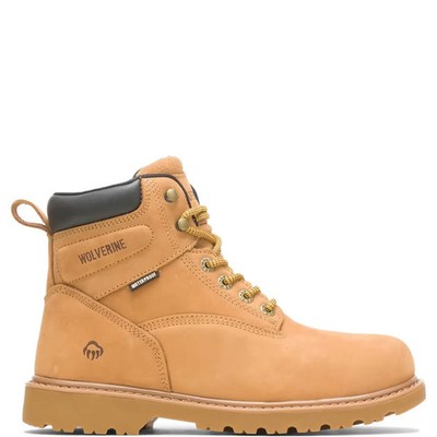 Wolverine Men Floorhand Waterproof 6'' Work Boot Work Boots Leather