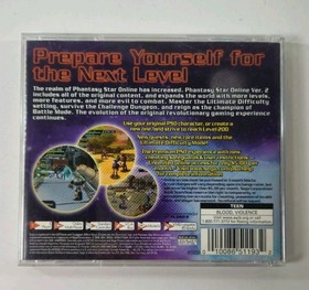 Phantasy Star Online Ver: 2 (Sega Dreamcast, 2001) Game Complete Cib Tested