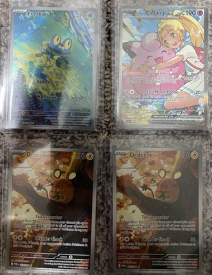 Lillie s Clefairy ex 280/217 SIR Froakie 088/086 Dedenne 093/088 x2 Lot