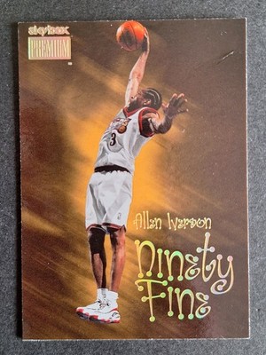 Allen Iverson #209 Philadelphia Sixers Premium Skybox Karte 1999 NBA