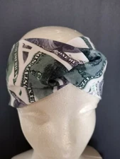 Green Money Design Hair Band Unique Coool One in the worl 