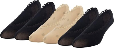 #ad #ad PEDS Women#x27;s Classic Ultra Low Liner with Gel Tab Black Nude Shoe Size: 5 10 $8.12