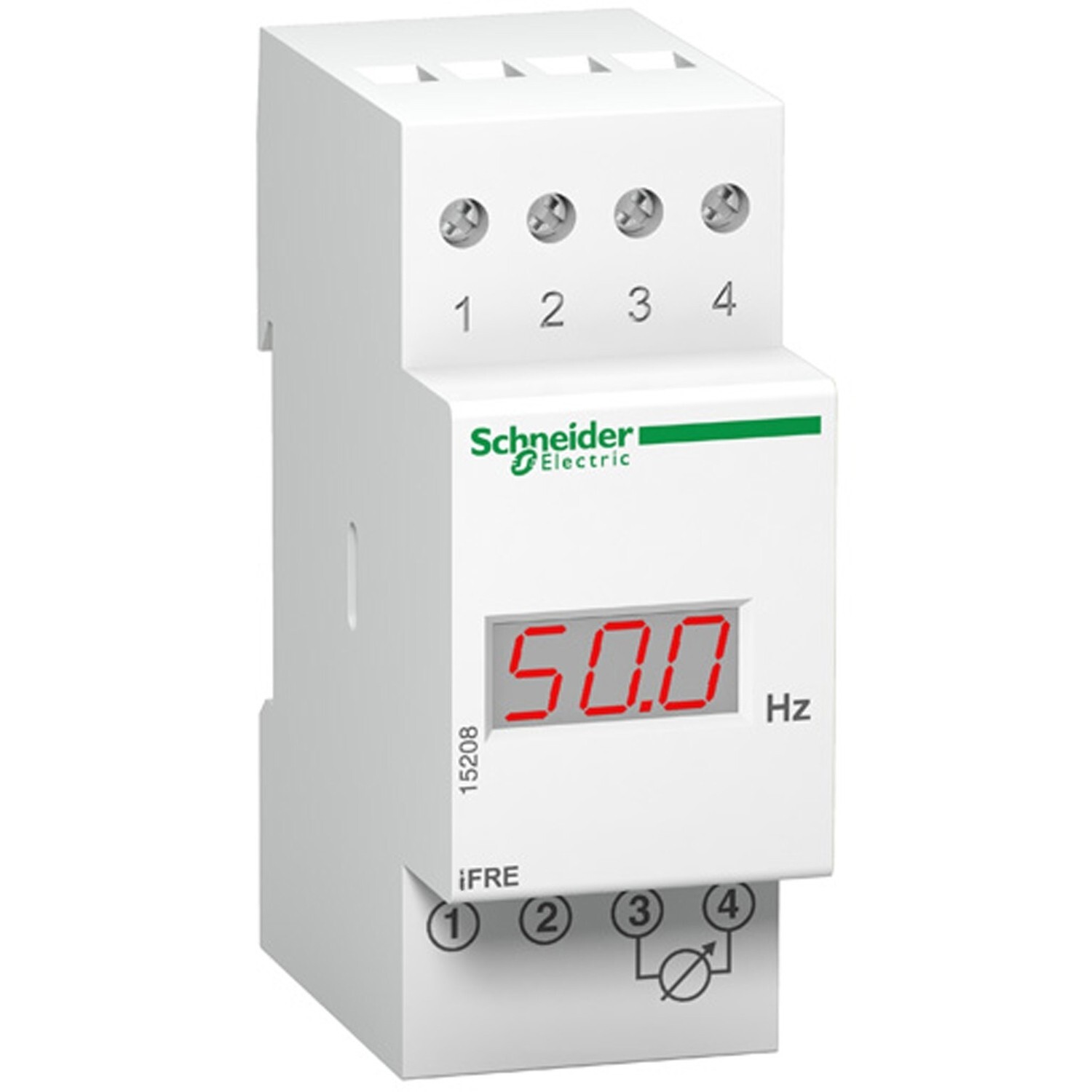 15208 Schneider Electric frequenzimetro digitale 20/100Hz