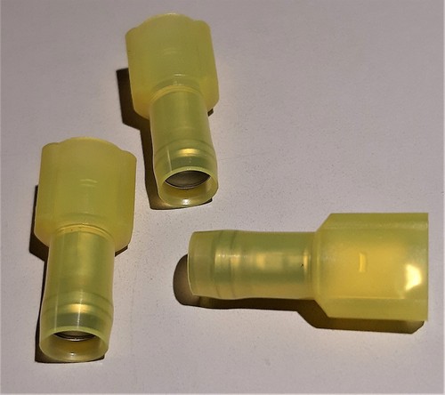 10 Pieces of 3M 73M-250-32-NBL / Waytek 32714 Male Quick Connect for 12-10 AWG - Picture 2 of 5