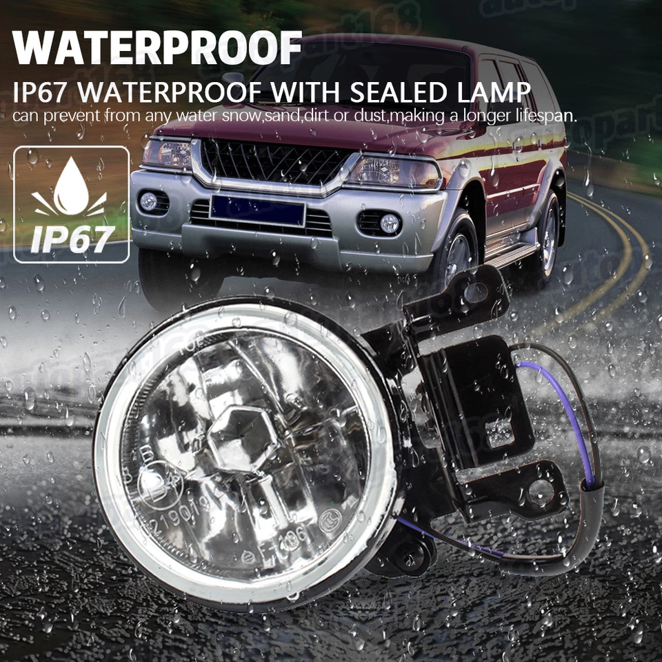 For Mitsubishi Montero Pajero Sport 2000-2006 Left LED Fog Light Lamps - Imagem 4 de 4