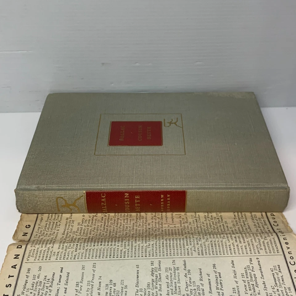Cousin Bette by Honoré de Balzac (Hardcover Book) Modern Library Edition - image 4 of 4
