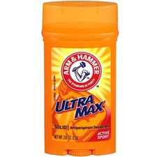 New Arm  Hammer Ultramax Antiperspirant Deodorant, Invisible Solid Active Sport