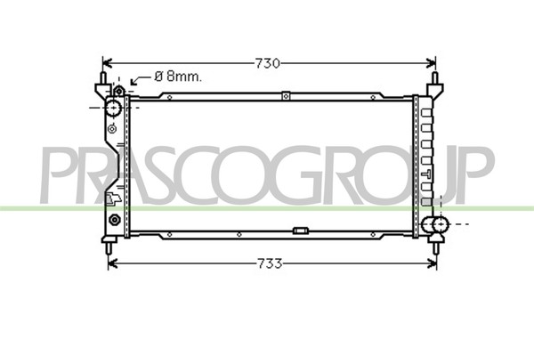 KüHler WasserküHler Passend FüR Opel Combo Corsa B 71 1.7 D 73 78 79 1.5 TD F35-image