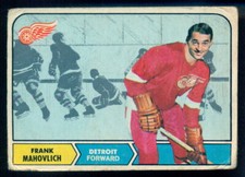 1968-69 OPC O PEE CHEE #31 FRANK MAHOVLICH VG DETROIT RED WINGS Maple Leafs Card