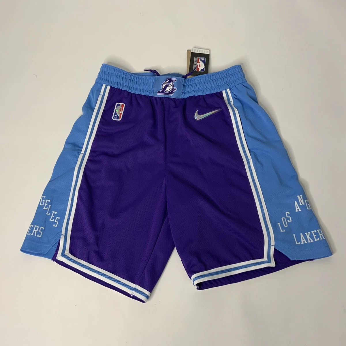 lakers shorts blue