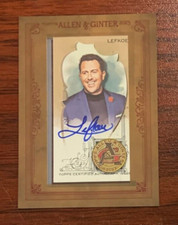 2023 Topps Allen & Ginter Adam Lefkoe Framed Mini Auto MA-ALE Sportscaster