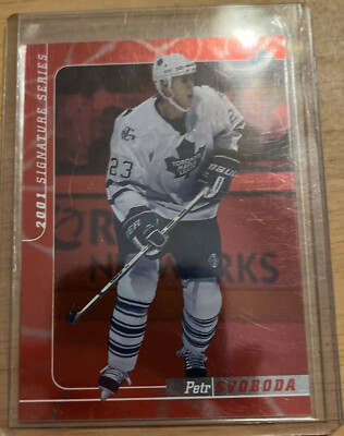 2000-01 BAP Signature Series Red Petr Svoboda #228 s/n 035/200 Maple Leafs