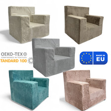 Kindersessel Spielsessel aus Schaumstoff Cord Kinderzimmer Sessel Möbel