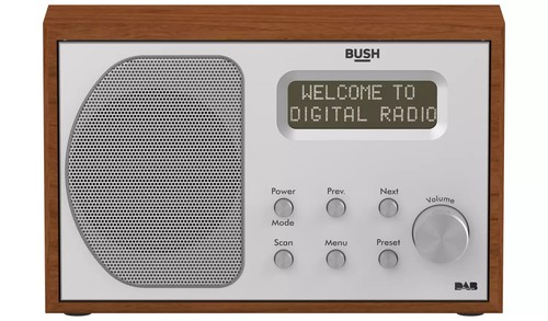 Bush Wooden DAB/FM Radio Portable Mono Speaker Brown Wood DAB1207 7434356 N - Picture 2 of 2