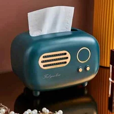 Vintage Radio Facial Tissue Cover Napkin Holder Decorative Napkin holder