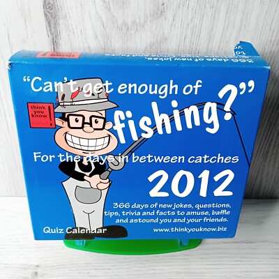 CANT GET ENOUGH OF FISHING 2012 QUIZKALENDER - RARE RETRO 2012