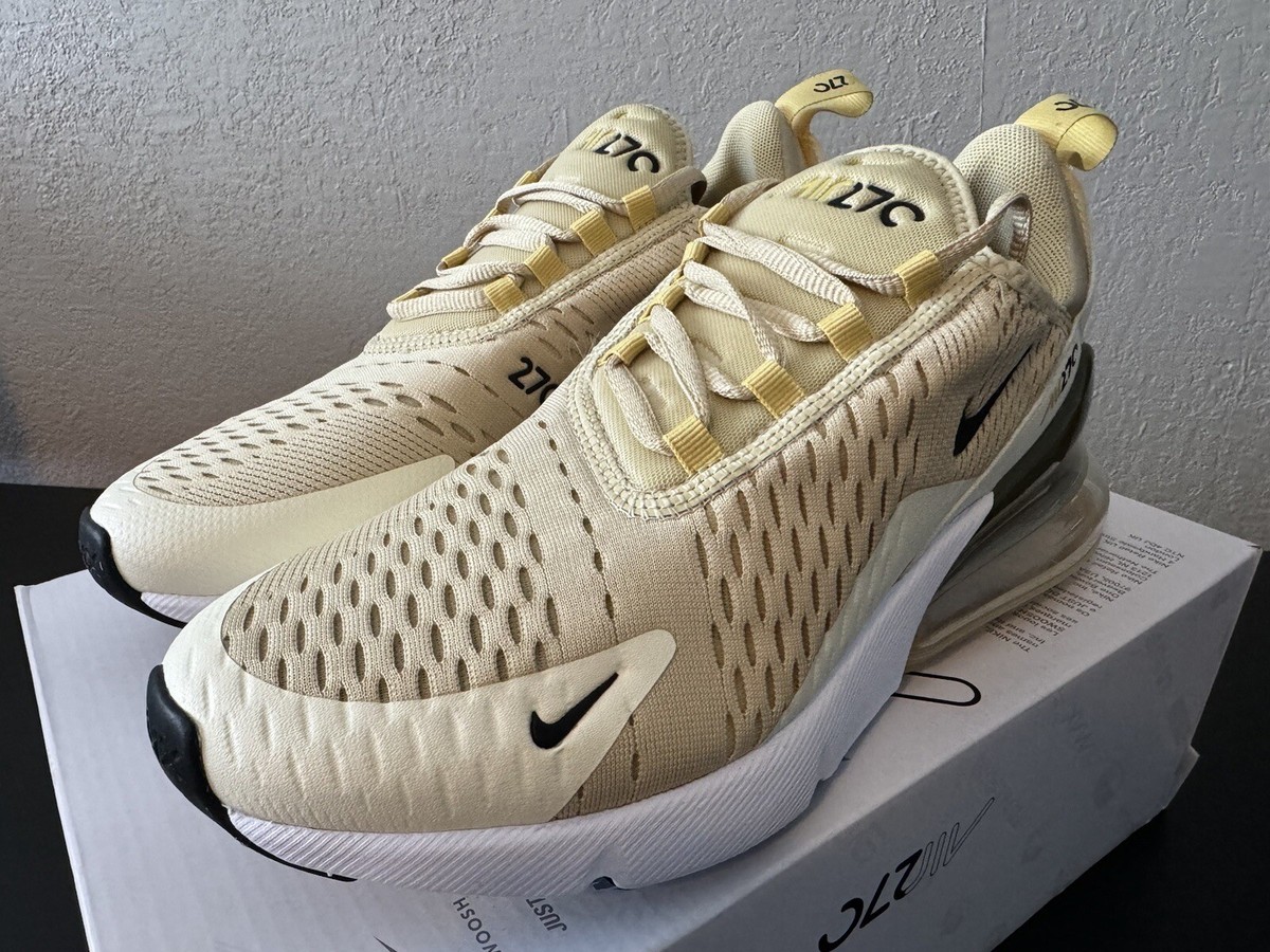 270 Womens 27 Air Max Beige Nike Air Max 270 'Metallic Gold