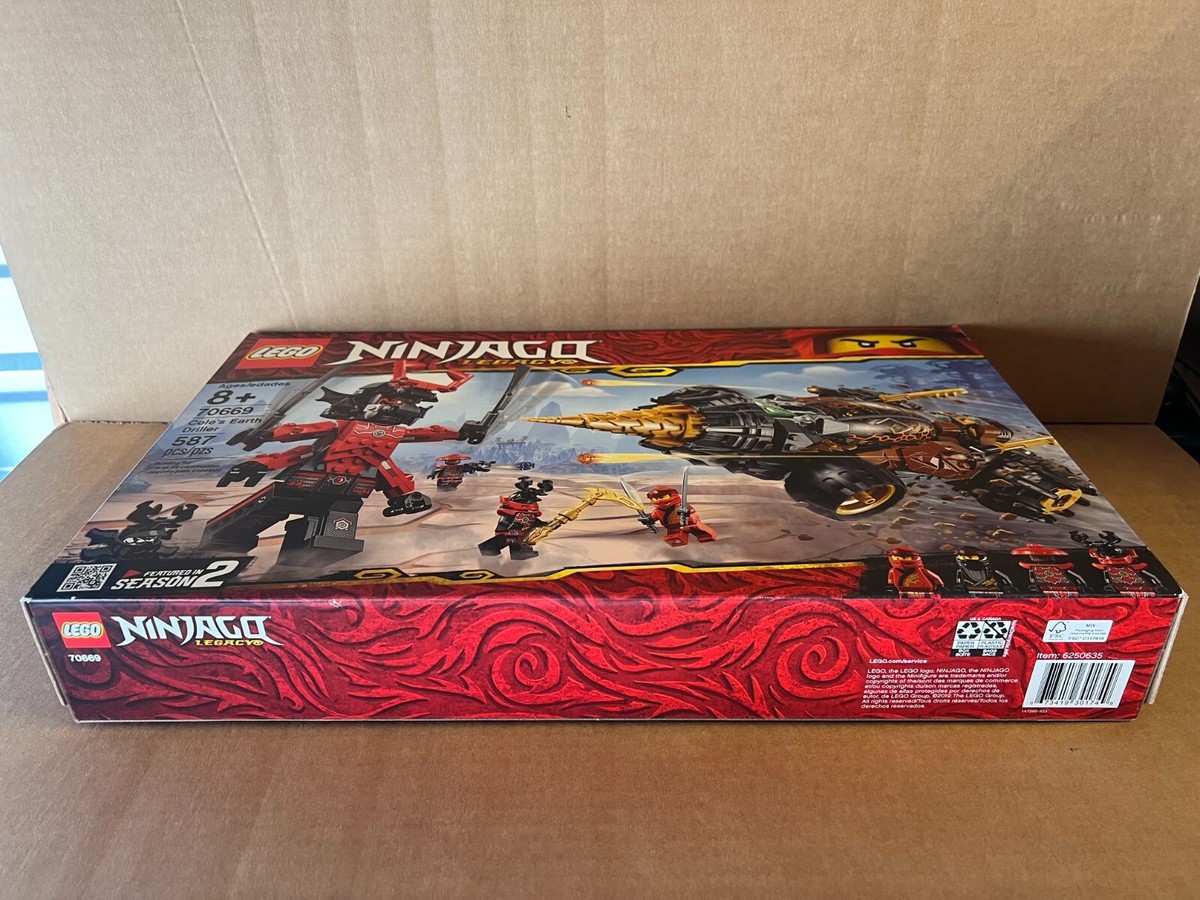 LEGO NINJAGO Legacy Cole's Earth Driller 70669 NEW SEALED