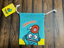 Sanrio x Daiso Hangyodon Drawstring Mini Tote Bag