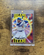 2022 Topps Stadium Club Chrome Freddie Freeman Beam Team Wave Refractor #BT-16
