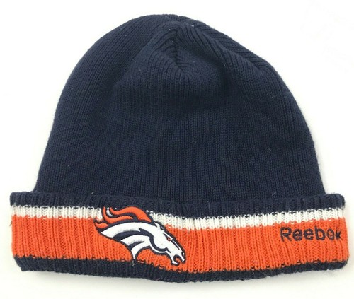 VINTAGE Reebok Denver Broncos Beanie 