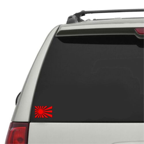 Rising Sun Flag VINYL STICKER DECAL JAPAN JAPANESE JDM RACING TUNER DRIFT CAR - Foto 2 di 4