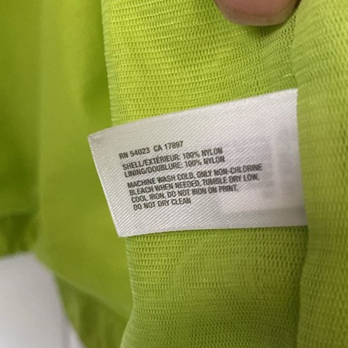 Gap Lime Green Lightweight Nylon Lined Running Vest Size XL - Picture 7 of 9