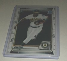 2020 BOWMAN CHROME ROBERT PUASON 1st BOWMAN RC ATHLETICS