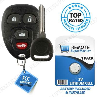 #ad Replacement for Chevy 2005 2010 Cobalt 2004 2012 Malibu Remote Key Fob 4b Set $12.95