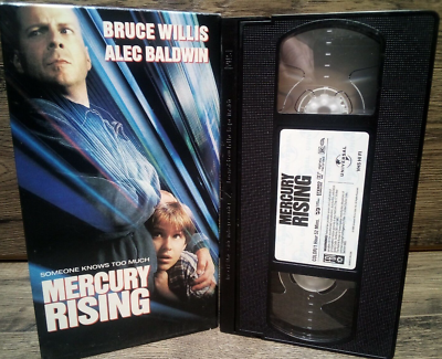 マーキュリー・ライジング 字幕スーパー VHS MERCURY RISING (VHS, 1998) Bruce Willis, Alec Baldwin